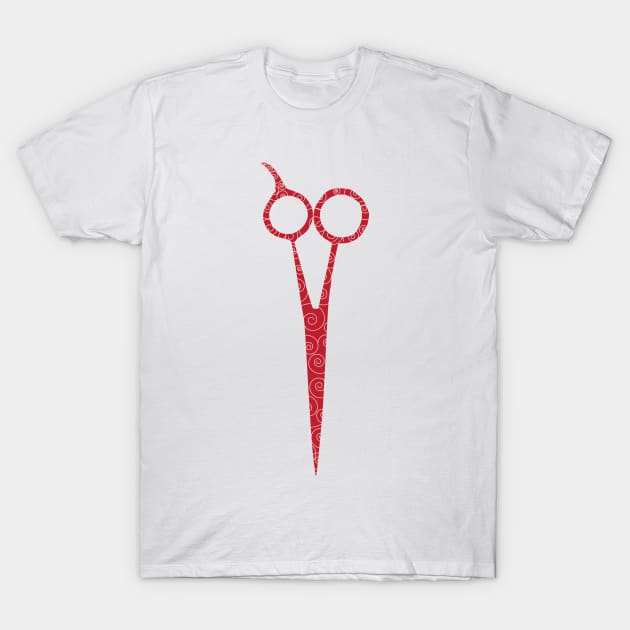 scissors - red T-Shirt by inphocus